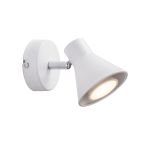 Nordlux Eik Wandlamp Metaal Wit | Geschikt voor 1x GU10