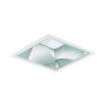 Philips LED Downlight LuxSpace Vierkant DN572B VLC-E 20.9W 2600lm 80D - 830 Warm Wit | 214mm - Aluminium Reflector - Dali Dimbaar