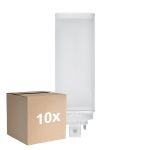 Voordeelpak 10x Ledvance Dulux-T LED 10W - 830 Warm Wit | 4-Pin - Vervangt 26W