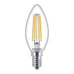 Voordeelpak 10x Philips Corepro LED Kaars E14 Filament Helder 6.5W 806lm - 827 Zeer Warm Wit | Vervangt 60W