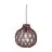 Good&Mojo Hanglamp Mendoza Bamboe Burgundy S | Geschikt voor 1x E27 