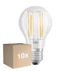 Voordeelpak 10x Ledvance Classic LED E27 Peer Filament Helder 7.5W 1055lm - 940 Koel Wit | Beste Kleurweergave - Dimbaar - Vervangt 75W